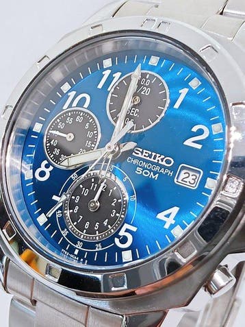 Seiko - Chronograph 50M - Zonder minimumprijs - 7T92-0CA0 -