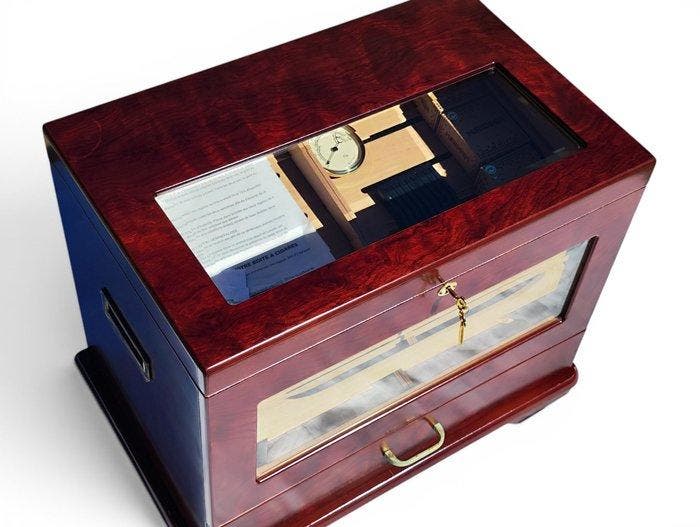 Humidor - Hout, Verzamelen, Rookartikelen, Aanstekers en Luciferdoosjes