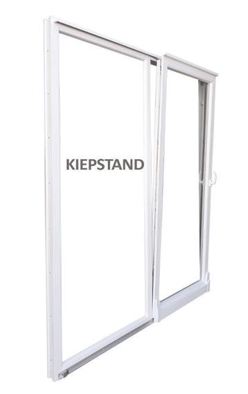 PVC raam kiep schuifpuien b250xh215 cm atraciet Links stomp, Gevelraam of Ruit, Nieuw, Dubbelglas, 160 cm of meer