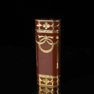 Cartier - Rare Engraving Pattern Vintage gas Lighter -