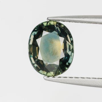 1 pcs Groen, Roze, Paars Saffier - 2.03 ct - Gemological, Handtassen en Accessoires, Edelstenen, Nieuw
