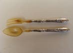 Elegant French Art Nouveau - Couverts de service à salade -