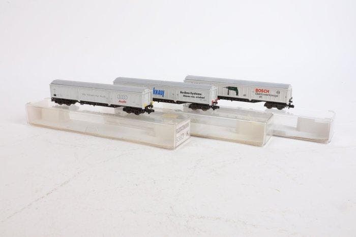 Fleischmann N - 8383K/8384K/8385K - Wagon de marchandises, Hobby en Vrije tijd, Modeltreinen | N-Spoor