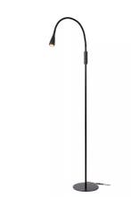 Lucide ZOZY - Leeslamp LED Dimb. 4W 3000K 3 StepDim Zwart, Verzenden