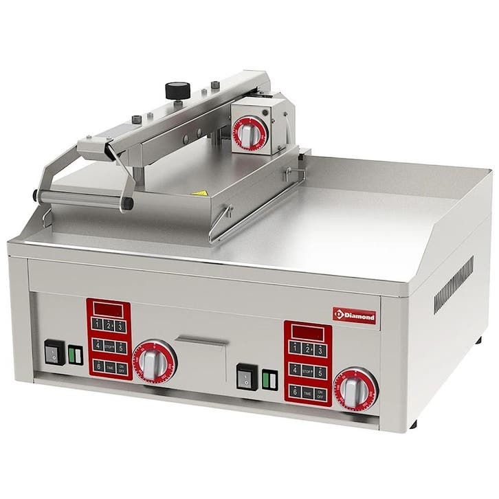 Mossel-Contactgrill | Dubbel | Glad Oppervlak 650x480, Zakelijke goederen, Horeca | Keukenapparatuur, Nieuw in verpakking, Verzenden