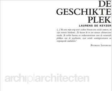 De geschikte plek 9789020964509 Keyzer, Verzenden, Keyzer