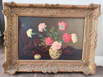 Joan B.N. van Gent (1891-1974) - Prachtig bloemstilleven