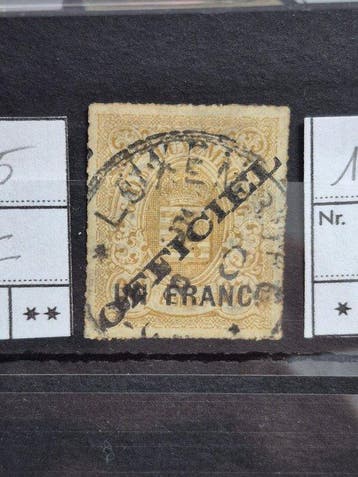 Luxembourg 1875/1912 - timbres de service classiques portant