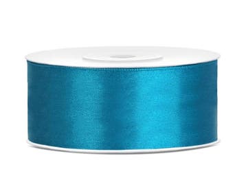 Satijn Lint Turquoise 25mm 25m, Verzenden, Nieuw