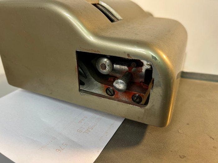 Post/brieven weegschaal - Midget 65 - Staal -, Antiquités & Art, Antiquités | Assiettes décoratives & Carrelages