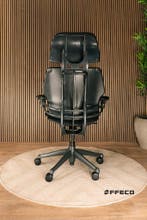 Zwarte Humanscale Freedom Stoelen Met Hoofdsteun, Verzenden, Zwart, Zo goed als nieuw, Bureaustoel