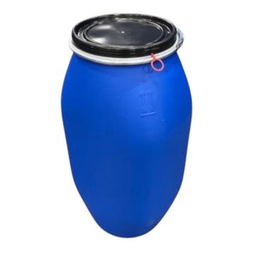 Vaten 120L kunststof met deksel blauw KV002, Tuin en Terras, Nieuw