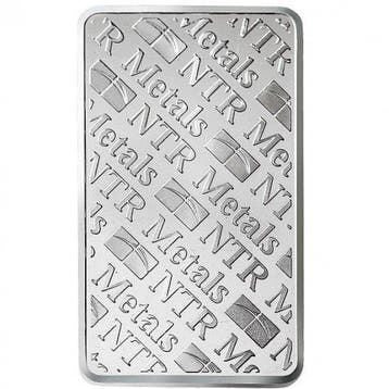 10 Onces troy - Argent .999 - 10 oz NTR .999 Fine Silver Bar