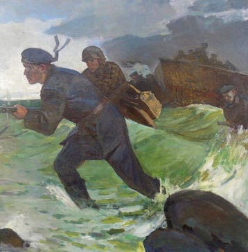 Titarchuk Leonid Vasilevich (1939) - Paracadutisti marini, Antiek en Kunst