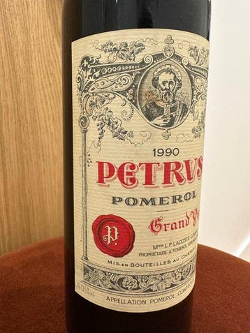 1990 Petrus - Pomerol - 1 Fles (0,75 liter), Nieuw