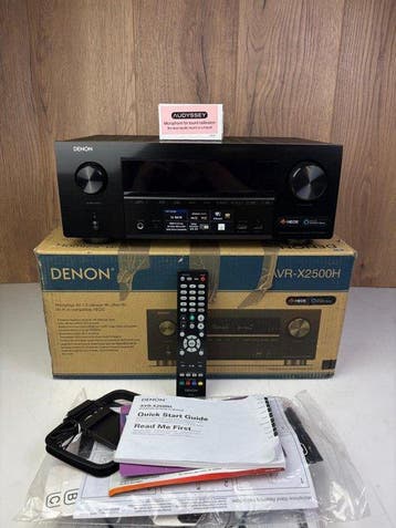 Denon - AVR-X2500H - (Phono-ingang) Solid state meerkanaals, Nieuw