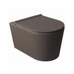 Wandcloset Salenzi Civita 50x35x36.5 cm Keramiek Rimless Mat, Ophalen of Verzenden, Nieuw, Overige typen