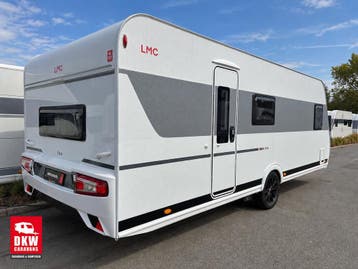 LMC Style 582K met mover en voortent - 2024. In nieuwstaat., Voortentlamp, Rondzit, 7 tot 8 meter, 1250 - 1500 kg