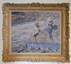 Chris van Dijk (1952) Impressionist -  Près de la cascade, Antiquités & Art