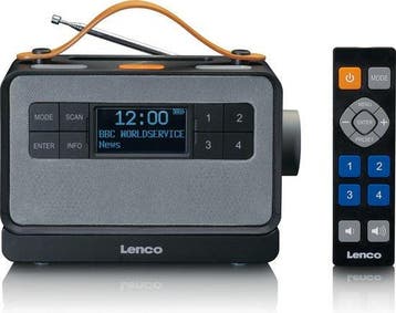 Radio op batterijen - Draagbare radio - DAB+ & FM - Zwart -, Verzenden, Nieuw