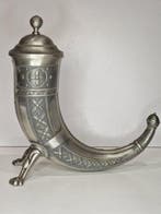 Axel Holmsen - Drinkhoorn - pewter - Noors tin