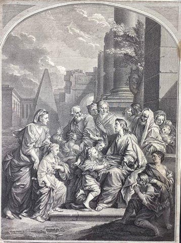 Simon De la Vallée (1680-post 1730) - Lasciate che i bambini