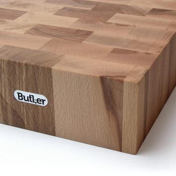 Butler hakblok beuk 40x40x10cm | Retourdeal 40% korting, Verzenden, Nieuw