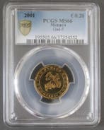 20 Cents Monaco Km 171 20 Cent 2001 Ritter Grimaldi Pcgs..., Verzenden