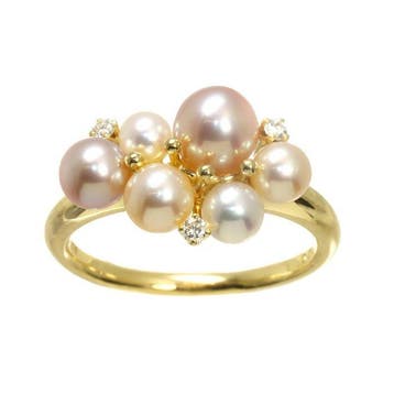 Mikimoto - Ring - 18 karaat Geel goud