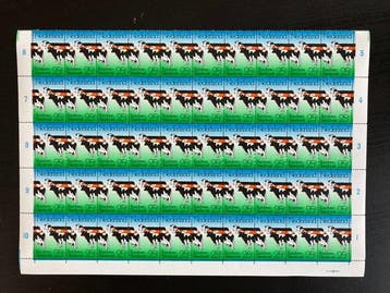 Nederland 1974 - Gelegenheidszegels - waarbij koetjes - in, Timbres & Monnaies, Timbres | Pays-Bas