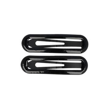 Haarspeld Klikklak 7cm - Epoxy - Zwart - Set van 2, Nieuw