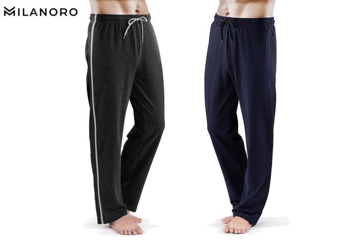 2dekans | Milanoro 2pk Loungewear long pants Navy - Dark, Kleding | Dames, Broeken en Pantalons, Ophalen of Verzenden