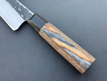 Custom Hand-Forged Premium Chefs Knife - Tafelmes - Staal,