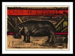 Bernard Buffet (1928-1999) - Le cirque : Lhippopotame en