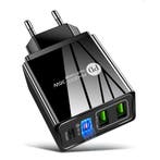 DrPhone HALO6 DELUXE 20W 4 USB Poorten Snel Lader – USB-C PD, Verzenden, Nieuw