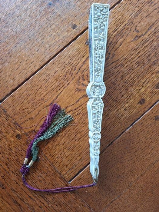 Éventail - Os, Papier, Antiquités & Art, Antiquités | Autres Antiquités