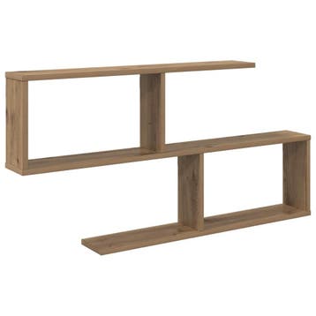 vidaXL Wandplank Artisanaal eiken 100 x 12 x 50,5 cm Bewerkt, Verzenden