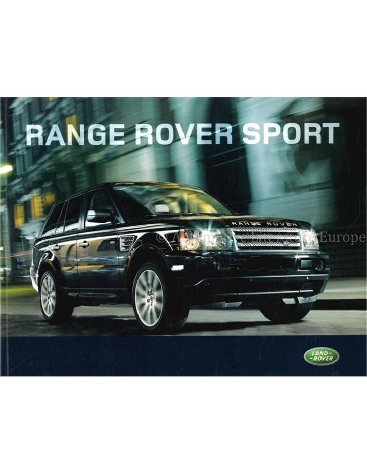 2007 RANGE ROVER SPORT BROCHURE ENGELS, Livres, Autos | Brochures & Magazines