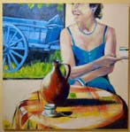 Franse school (XX) - Ritratto di donna - No Reserve