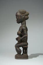 Een houten beeld. - Agni - Ivoorkust (Zonder minimumprijs), Antiek en Kunst
