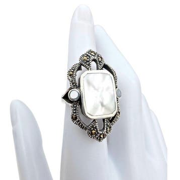 Zilver - Ring - Art Deco circa jaren ’40