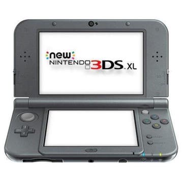 New Nintendo 3DS XL Zwart (Nette Staat) (3DS Spelcomputers), Ophalen of Verzenden, Zo goed als nieuw