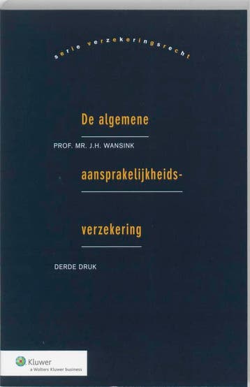De algemene aansprakelijkheidsverzekering 9789026839504, Verzenden, J.H. Wansink