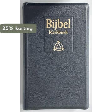 Kerkboek zwart leer goudsnee Major NBG vertaling, Verzenden, Gelezen