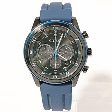 Citizen - Eco-Drive Chronograph – Black Dial – Blue/Black, Nieuw