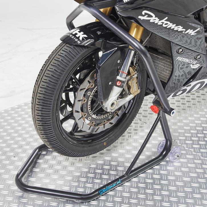 Datona Zwarte paddockstand Xtreme - Voorwiel - Datona, Motos, Accessoires | Autre, Enlèvement ou Envoi