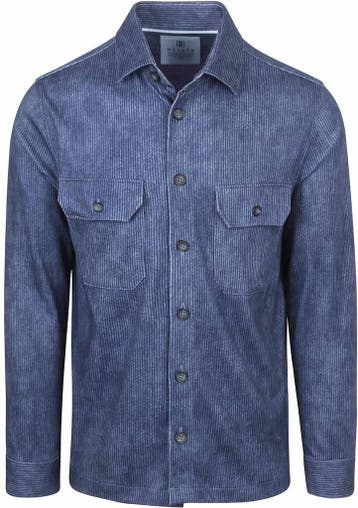 Desoto Overshirt Cord Optics Blauw maat Maat 52/54 (L) Heren, Maat 52/54 (L), Desoto, Nieuw, Verzenden