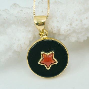 Koraal - Zilver, Verguld, Zonder reservering - Ketting met