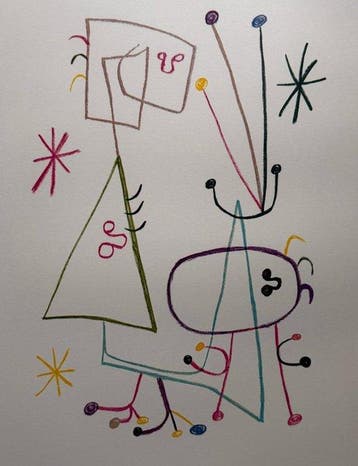 Joan Miro (1893-1983) - Parler seul II, Antiek en Kunst