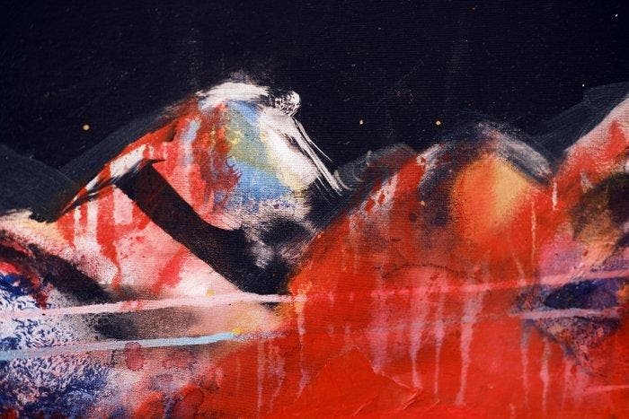 Jaume Muñoz (1977) - the days run away like wild horses XL, Antiek en Kunst, Kunst | Schilderijen | Modern